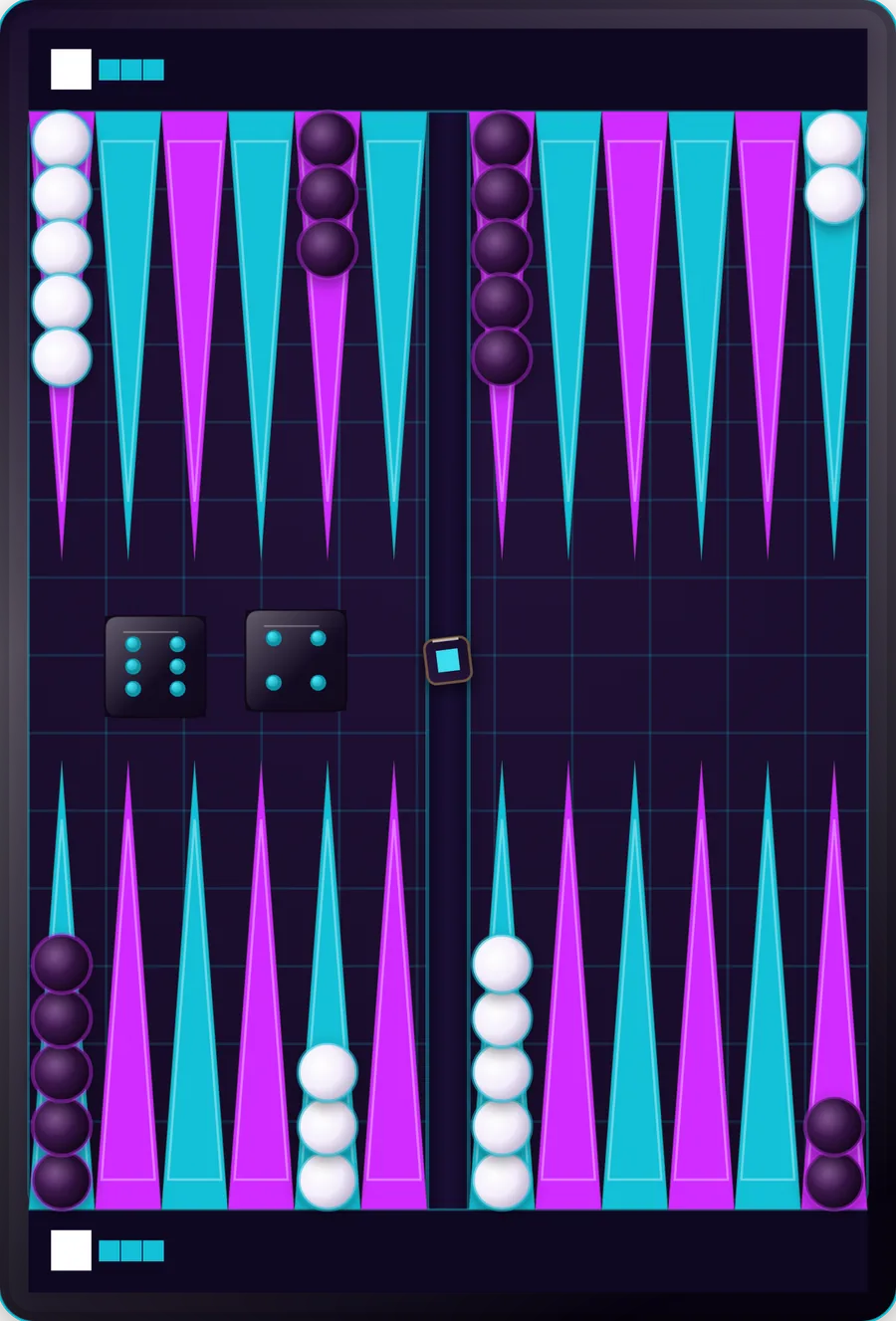 Neon Lounge board theme preview